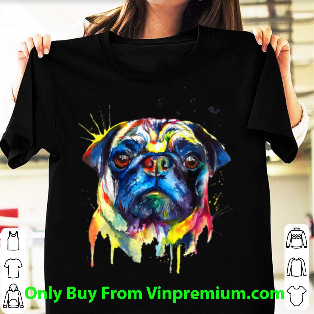 Pretty Pug Dog Artistic shirt