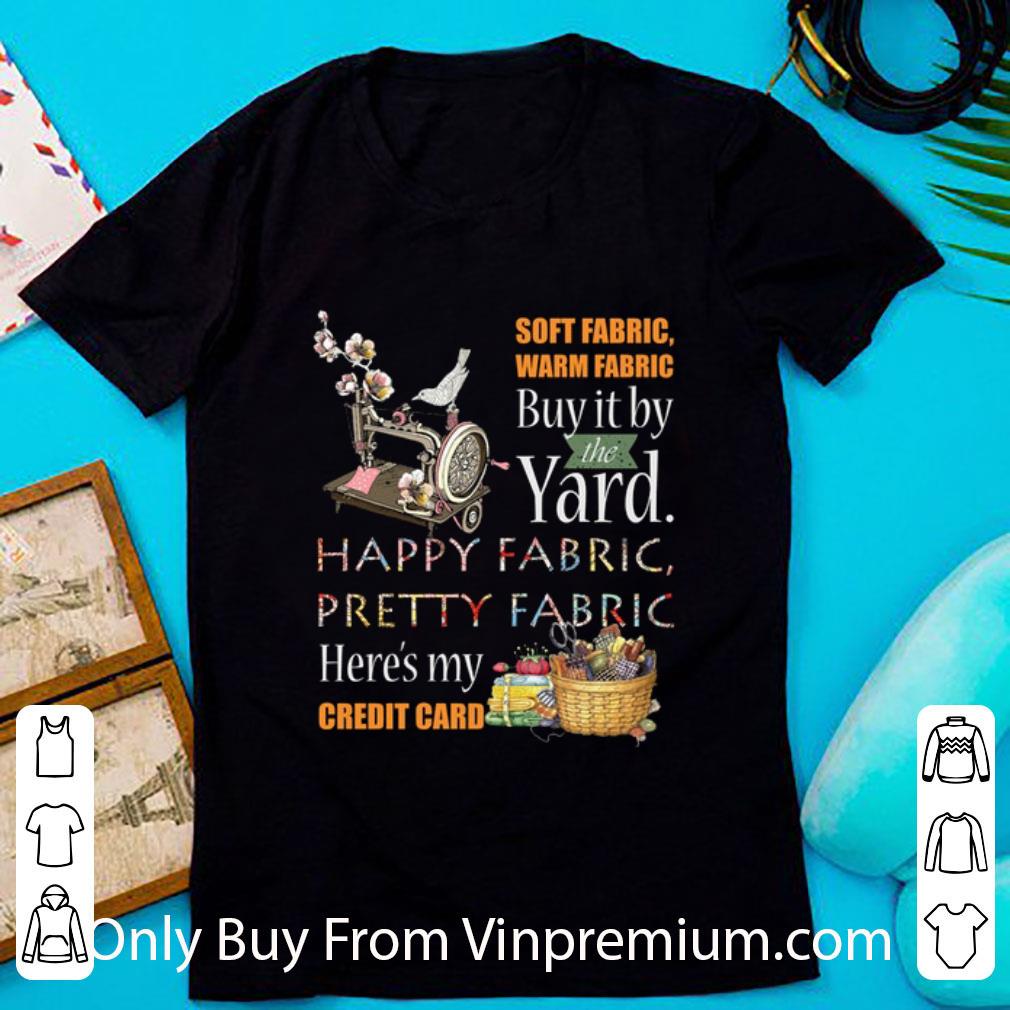 Official Fabric Warm Fabric Buy It By The Yeard Happy Fabric Pretty shirt