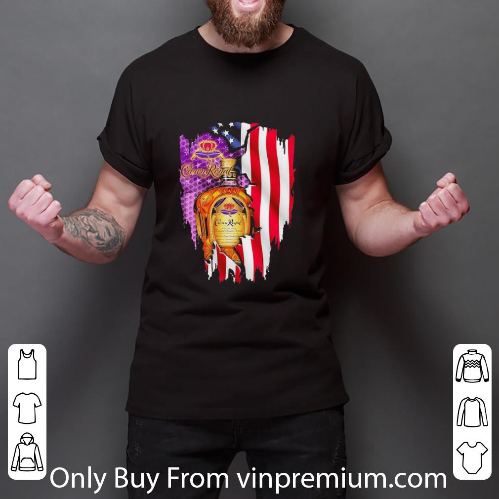 Nice Crown Royal American Flag Independence Day shirt
