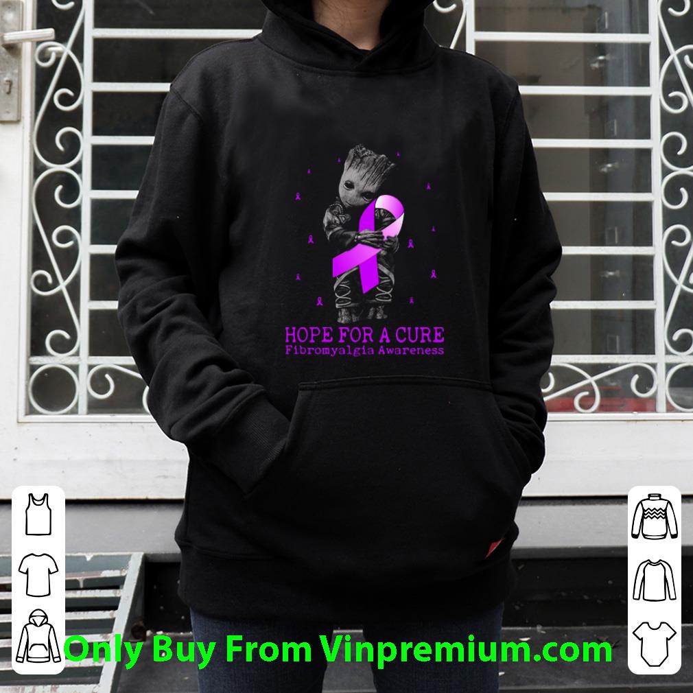 2c732e4d awesome hope for a cure fibromyalgia awareness baby groot shirt 4 - Awesome Hope For A Cure Fibromyalgia Awareness Baby Groot shirt