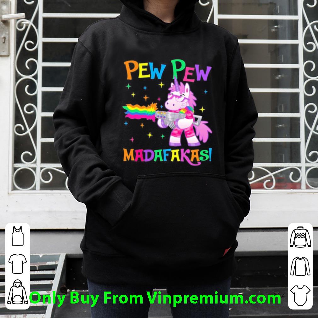 687150dc awesome lgbt unicorn pew pew madafakas shirt 4 - Awesome Lgbt Unicorn Pew Pew Madafakas shirt