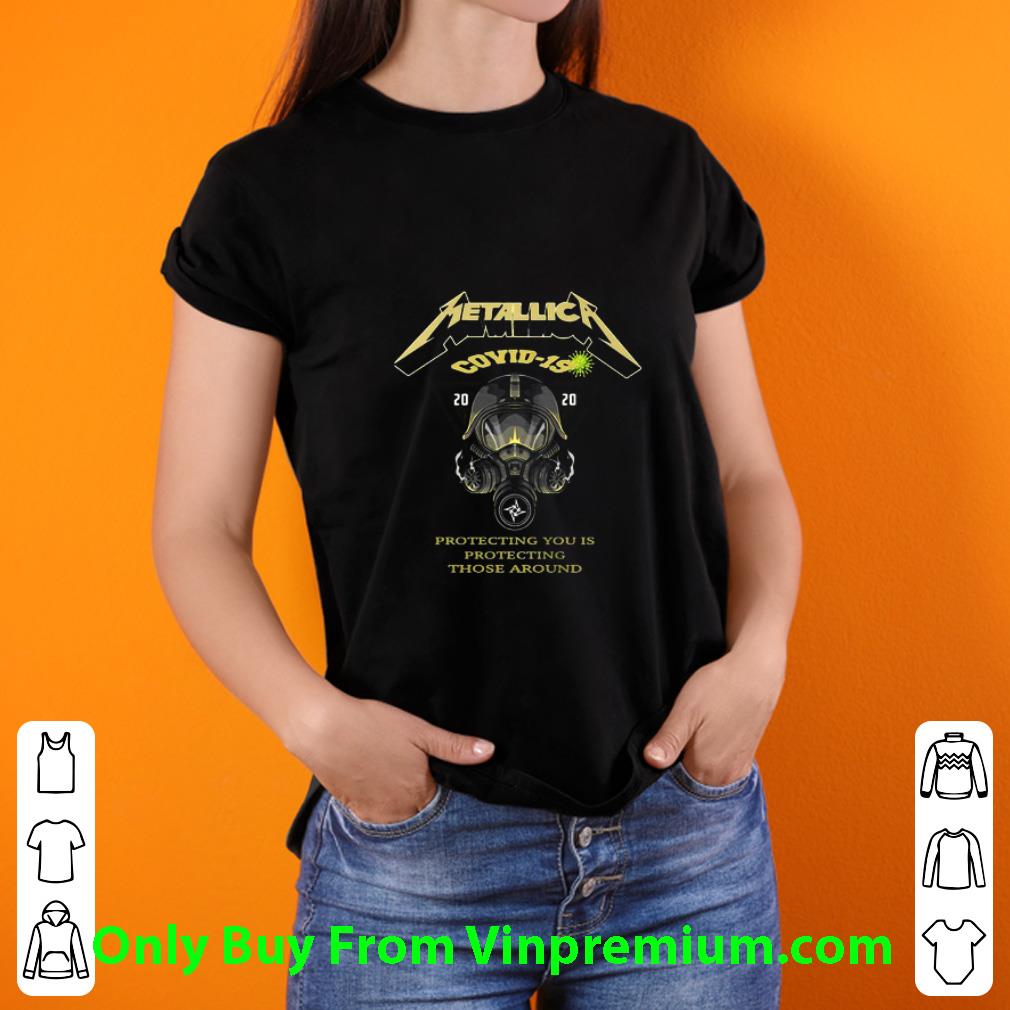 Original Metallica Covid-19 2020 Protecting You Is Protecting Those Around shirt Original Metallica Covid-19 2020 Protecting You Is Protecting Those Around shirt
