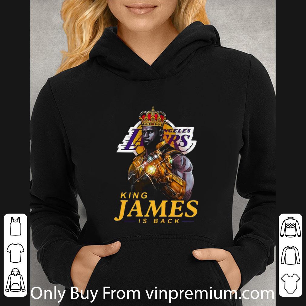 Official Los Angeles Lakers King James Is Back shirt ca4b3bcf official los angeles lakers king james is back shirt 4 - Official Los Angeles Lakers King James Is Back shirt