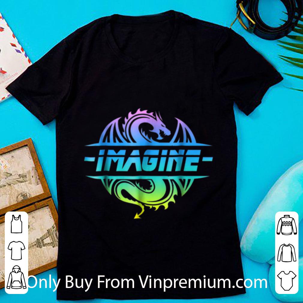 Awesome Imagine Fantasy Dragon Tattoo Retro shirt