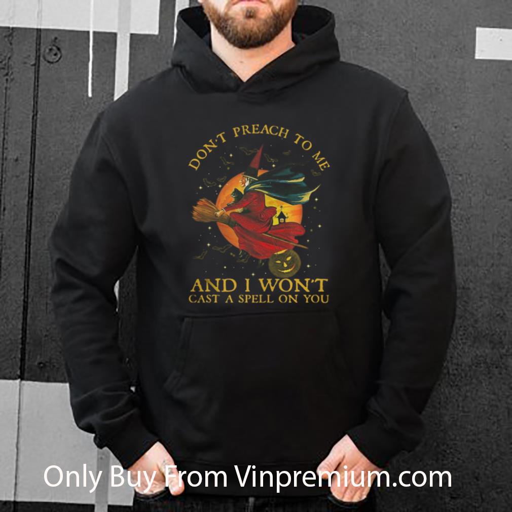 d15893a0 awesome witch cat don t preach to me and i won t cast a spell on you shirt 4 - Awesome Witch Cat Don’t Preach To Me And I Won’t Cast A Spell On You shirt