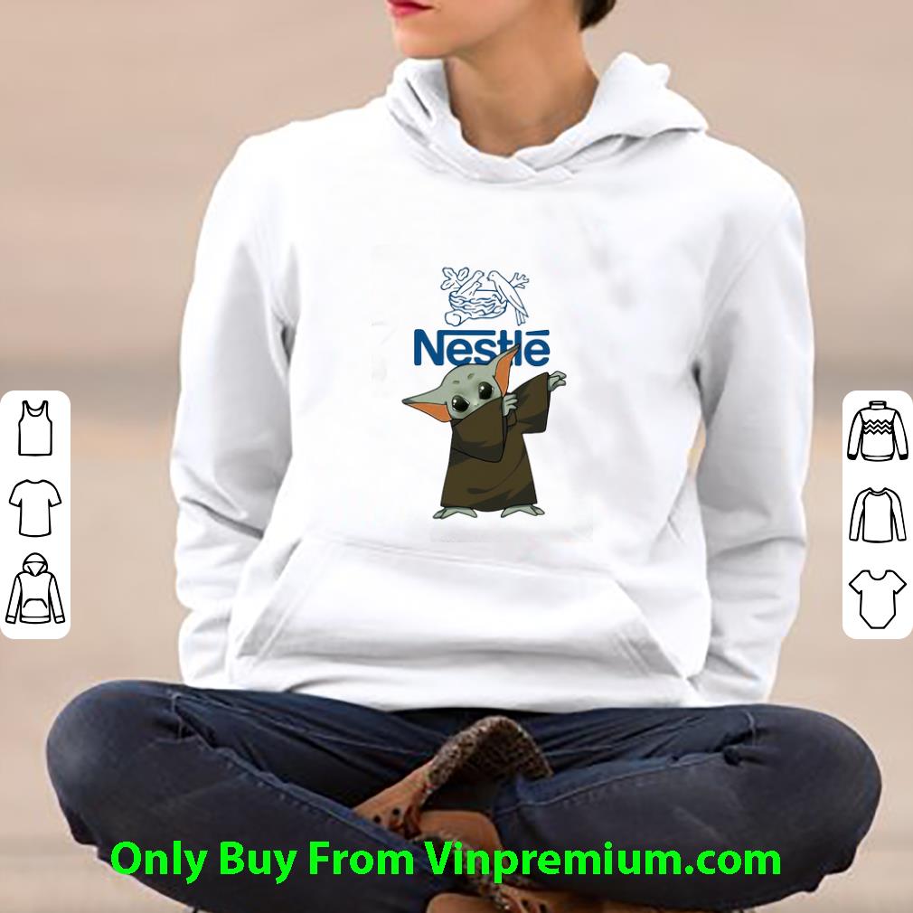 d9be339d pretty dabbing baby yoda mask nestle logo coronavirus shirt 4 - Pretty Dabbing Baby Yoda Mask Nestle Logo Coronavirus shirt