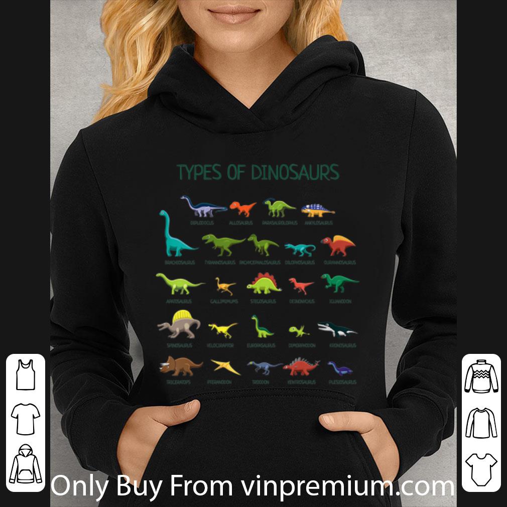 Hot Types Of Dinosaurs Dino Identification shirt deaf3a22 hot types of dinosaurs dino identification shirt 4 - Hot Types Of Dinosaurs Dino Identification shirt