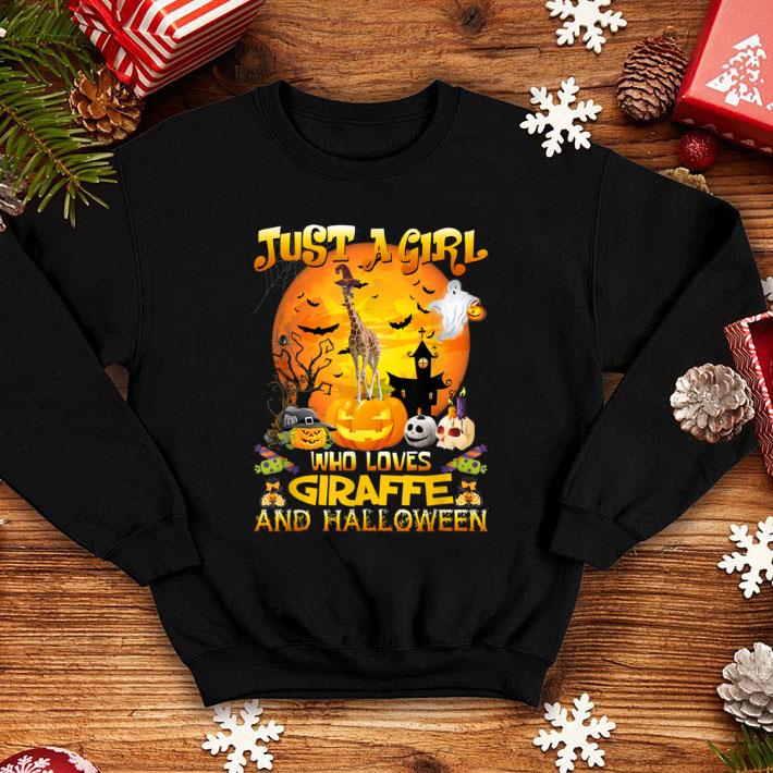 0c6a784f premium just a girl love giraffe halloween costume shirt 4 - Premium Just A Girl Love Giraffe Halloween Costume shirt