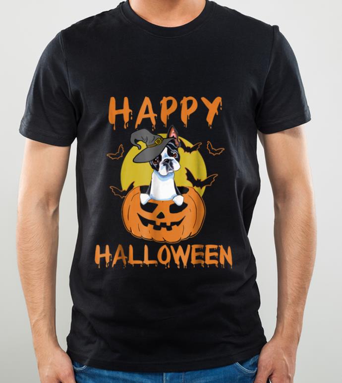 1dad2613 premium boston terrier funny happy halloween shirt 4 - Premium Boston Terrier - Funny Happy Halloween shirt