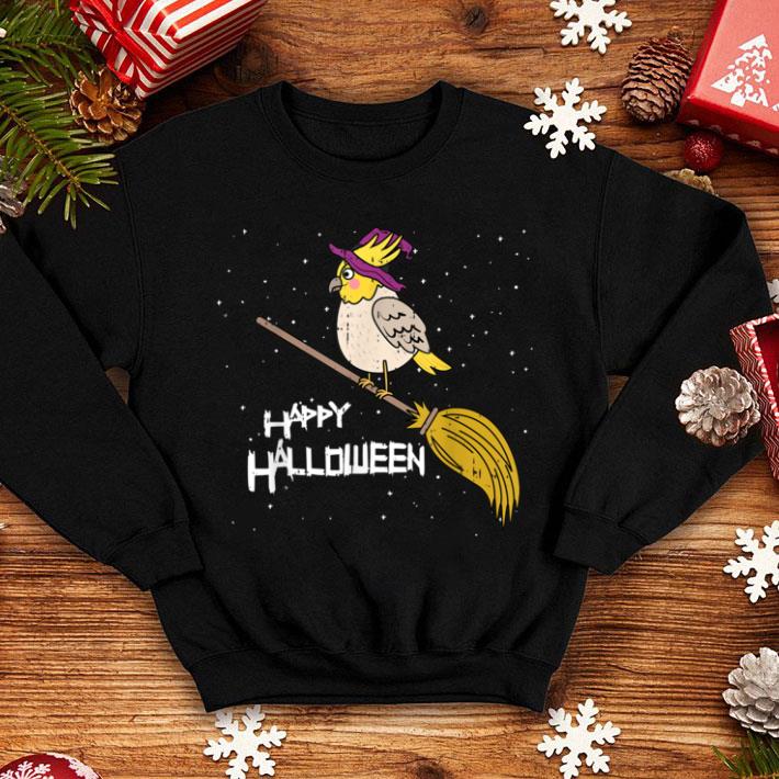 Official Cockatiel Witch Broomstick Night Cute Bird Halloween shirt 3e17fd51 official cockatiel witch broomstick night cute bird halloween shirt 4 - Official Cockatiel Witch Broomstick Night Cute Bird Halloween shirt