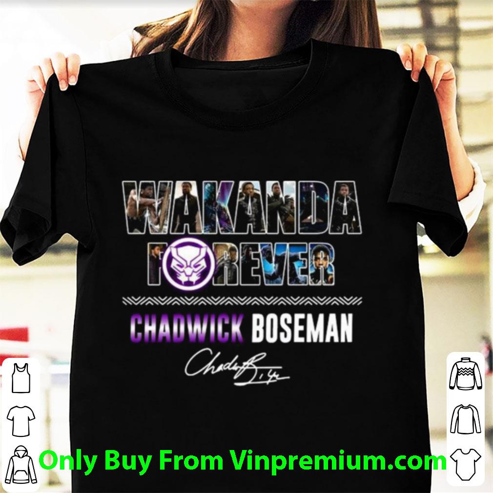 Hot RIP Chadwick Boseman Wakanda Forever shirt