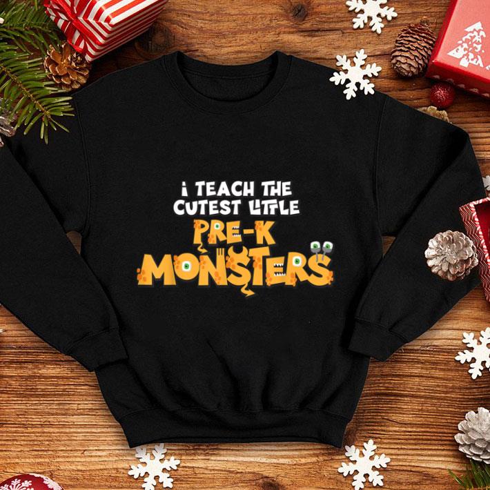 5bf099fe official i teach the cutest pre k monsters halloween fun teacher shirt 4 - Official I Teach the Cutest Pre-K Monsters Halloween Fun Teacher shirt