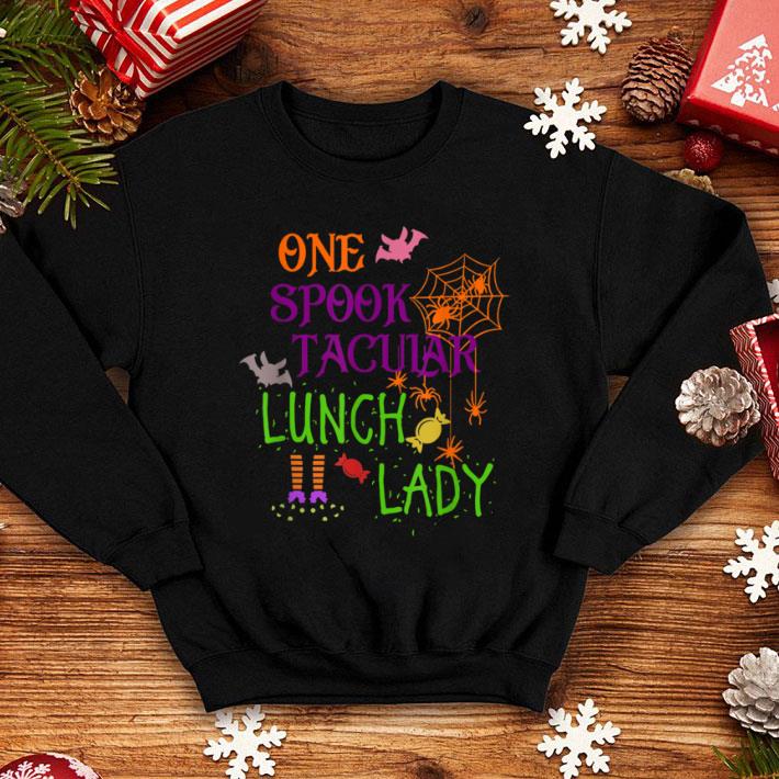 a343a541 top one spooktacular lunch lady school group halloween cafeteria shirt 4 - Top One Spooktacular Lunch Lady School Group Halloween Cafeteria shirt