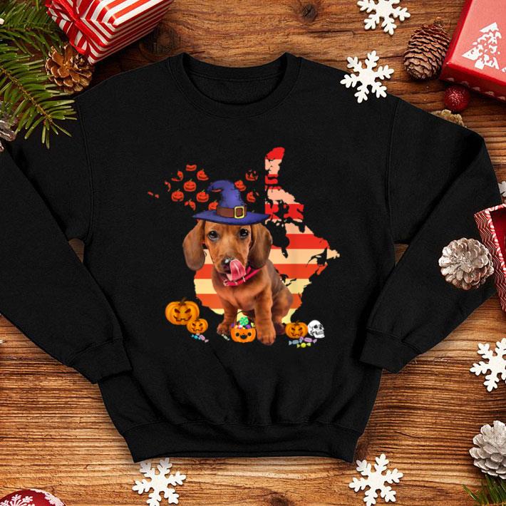 cbb49a7c awesome funny daschund dog halloween costume flag america shirt 4 - Awesome Funny Daschund Dog Halloween Costume Flag America shirt