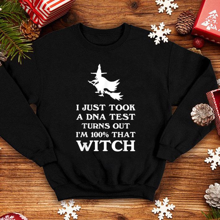 Awesome I Just Took a DNA Test Turns Out Im 100 That Witch Halloween shirt cc9ff846 awesome i just took a dna test turns out im 100 that witch halloween shirt 4 - Awesome I Just Took a DNA Test Turns Out Im 100 That Witch Halloween shirt