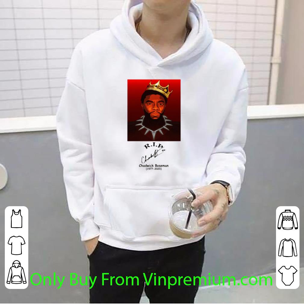 Official R.i.p Wakanda King T'challa Black Panther Chadwick Boseman Signature shirt d739a253 official r i p wakanda king t challa black panther chadwick boseman signature shirt 4 - Official R.i.p Wakanda King T'challa Black Panther Chadwick Boseman Signature shirt