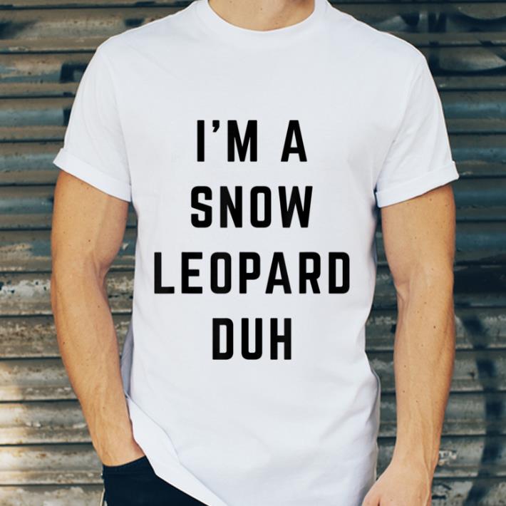 Premium I'm a Snow Leopard Duh Easy Halloween Costume shirt e7d473fa premium i m a snow leopard duh easy halloween costume shirt 4 - Premium I'm a Snow Leopard Duh Easy Halloween Costume shirt