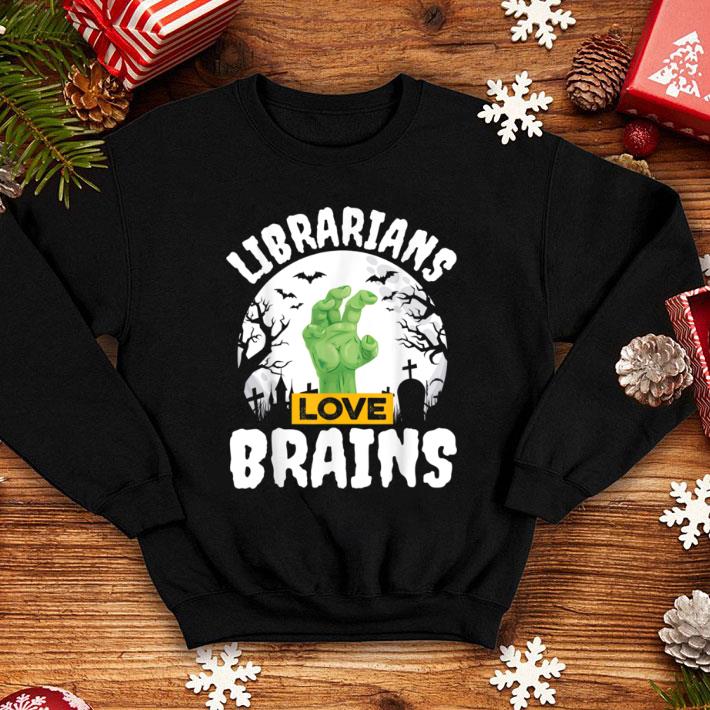 Hot Halloween Teacher Funny Librarians Love Brains shirt e8b0a7bc hot halloween teacher funny librarians love brains shirt 4 - Hot Halloween Teacher Funny Librarians Love Brains shirt