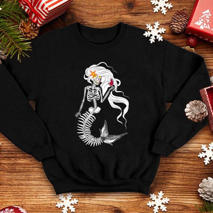 Original Mermaid Skeleton Sugar Skull Halloween Costume shirt e8f3ad25 original mermaid skeleton sugar skull halloween costume shirt 4 - Original Mermaid Skeleton Sugar Skull Halloween Costume shirt