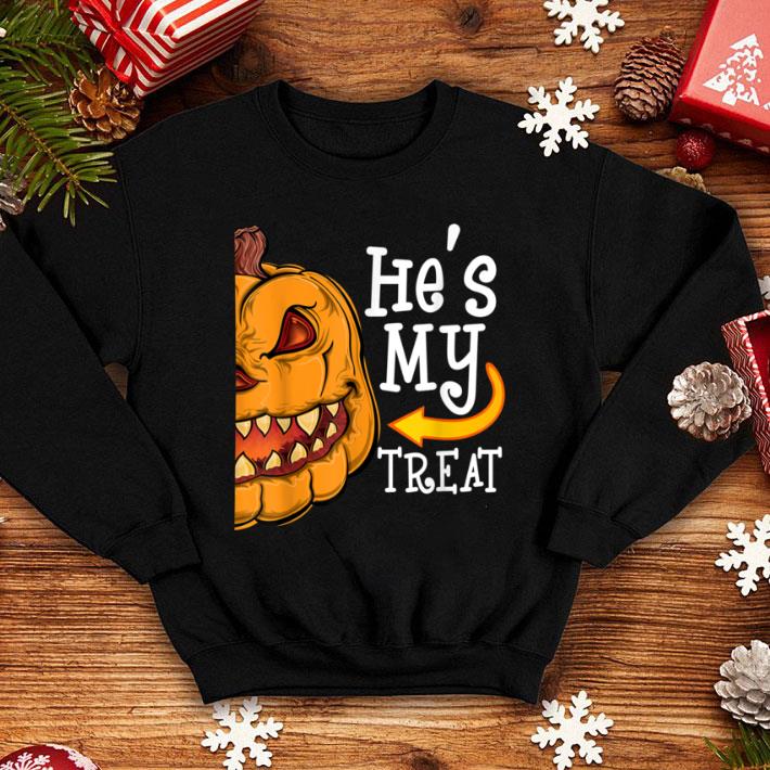 Nice He's My Trick Funny Halloween women Matching couples. shirt efb368eb nice he s my trick funny halloween women matching couples shirt 4 - Nice He's My Trick Funny Halloween women Matching couples. shirt