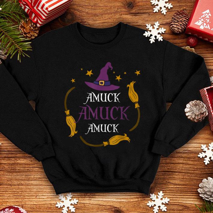 f71390a9 nice funny amuck witch broom halloween shirt 4 - Nice Funny Amuck witch broom halloween shirt