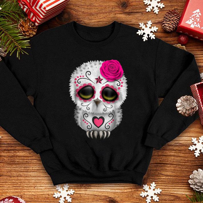 fbd60c2c official owl sugar skull trick or treat pumpkin halloween boo shirt 4 - Official Owl Sugar Skull Trick Or Treat Pumpkin Halloween Boo shirt
