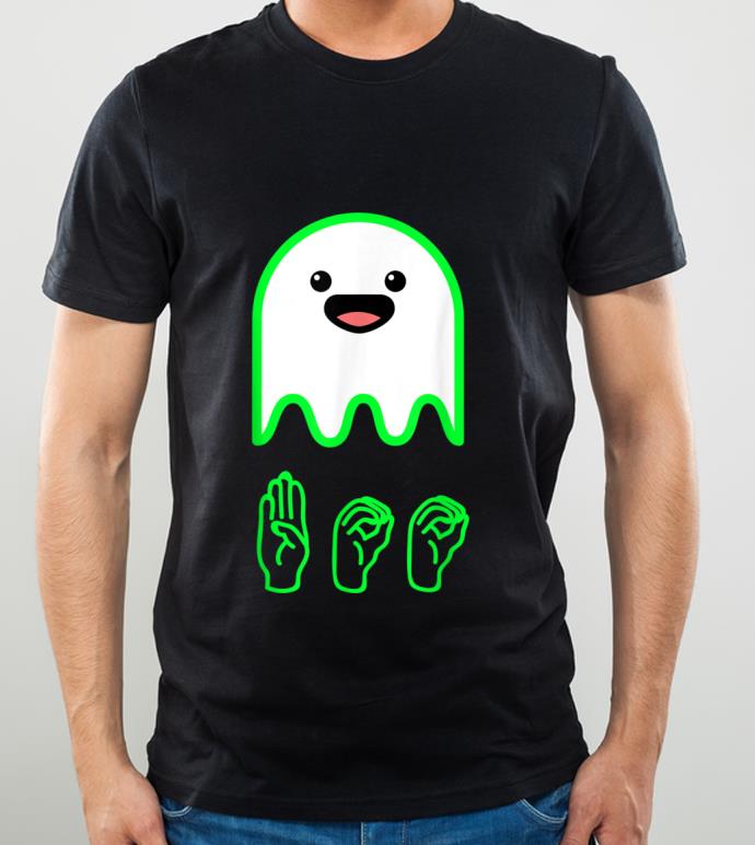 Official ASL Halloween, Ghost Boo, Sign Languages shirt ff6d170e official asl halloween ghost boo sign languages shirt 4 - Official ASL Halloween, Ghost Boo, Sign Languages shirt