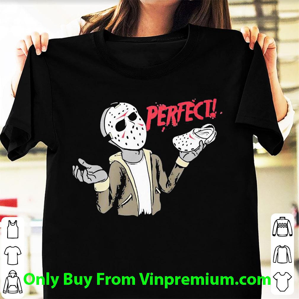 Official Jason Voorhees Perfect Halloween Crocs shirt