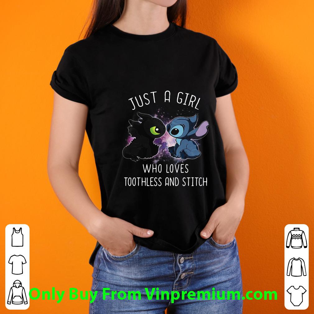 085109be awesome just a girl who loves toothless and stitch shirt 4 - Awesome Just A Girl Who Loves Toothless And Stitch shirt