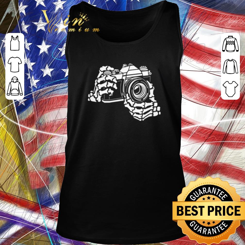 Hot Skeleton Hands 35mm SLR Film Camera shirt