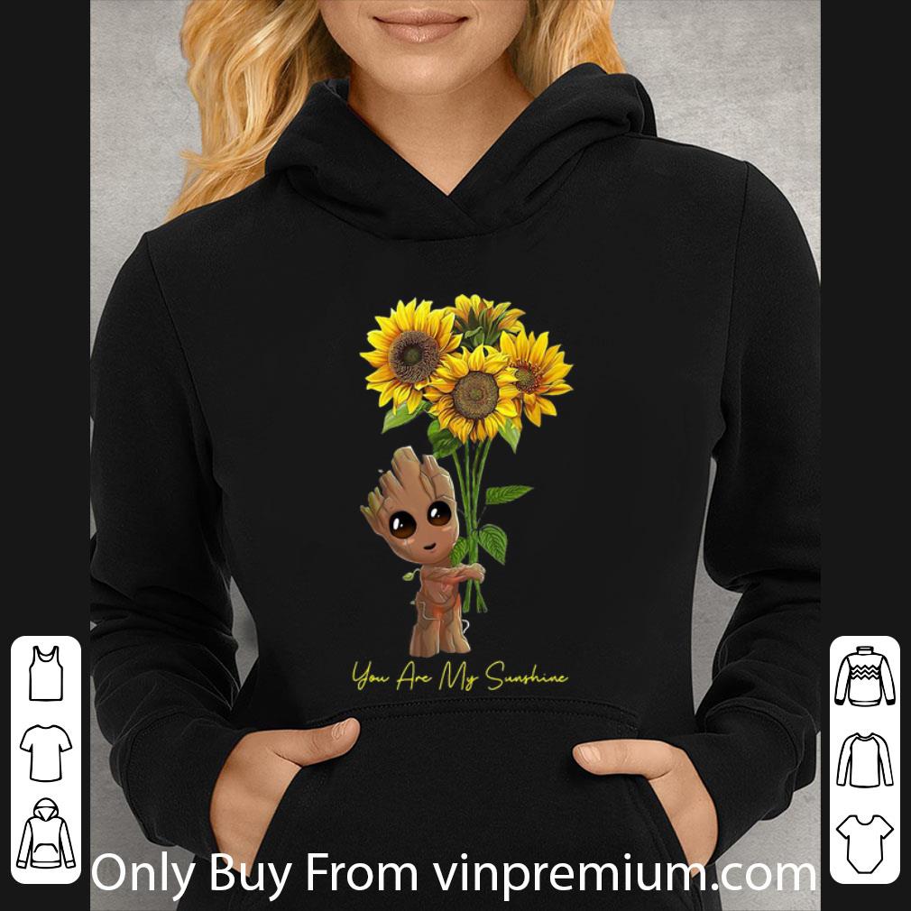 0f96ff17 awesome baby groot you are my sunshine sunflowers shirt 4 - Awesome Baby Groot You Are My Sunshine Sunflowers shirt