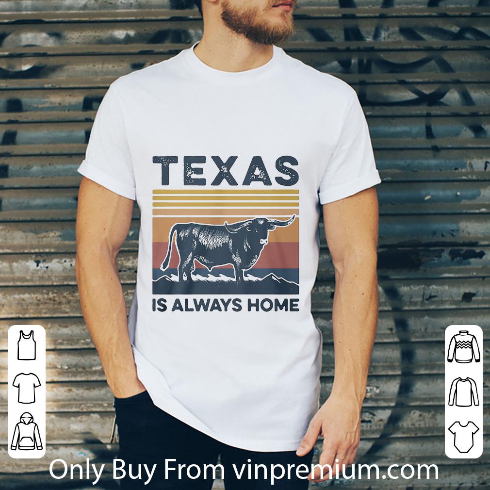 Official Vintage Texas Buffalo Is Always Home shirt