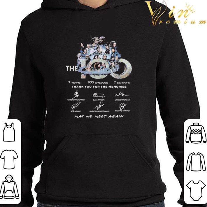 The 100 7 years 100 episodes 7 seasons thank you for the memories may be meet again signatures shirt 305c5007 the 100 7 years 100 episodes 7 seasons thank you for the memories may be meet again signatures shirt 4 - The 100 7 years 100 episodes 7 seasons thank you for the memories may be meet again signatures shirt