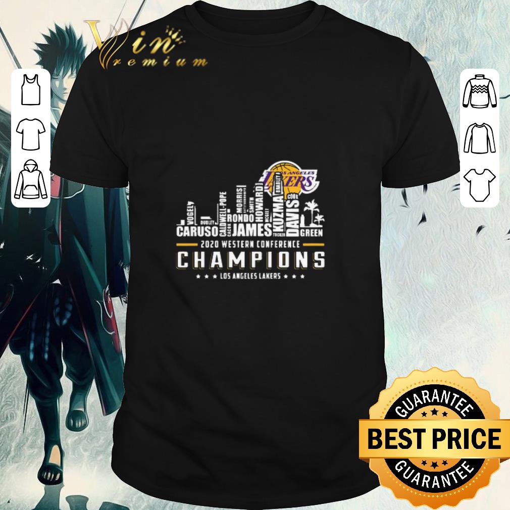 Official Los Angeles Lakers 2020 Western Conference Champions Caruso James Davis shirt
