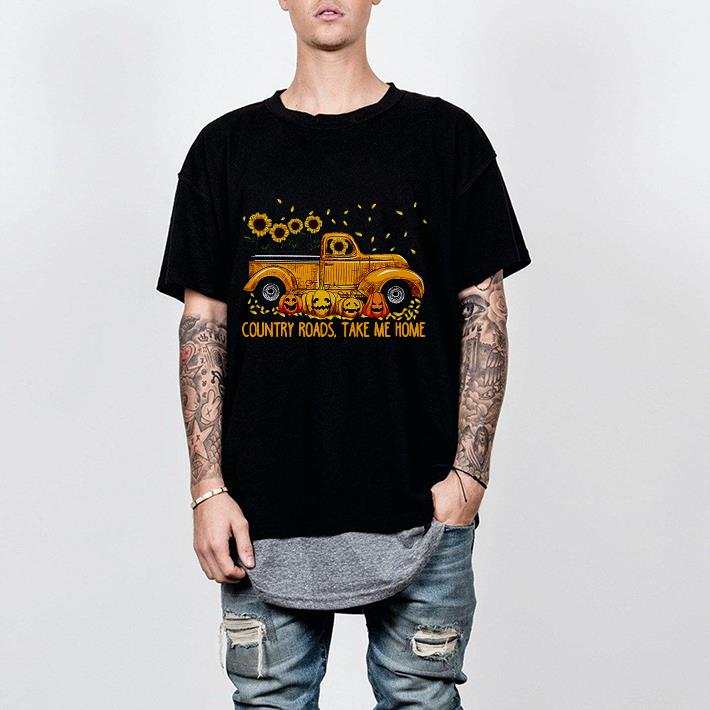 Nice Sunflower Country roads take home Halloween Shirt