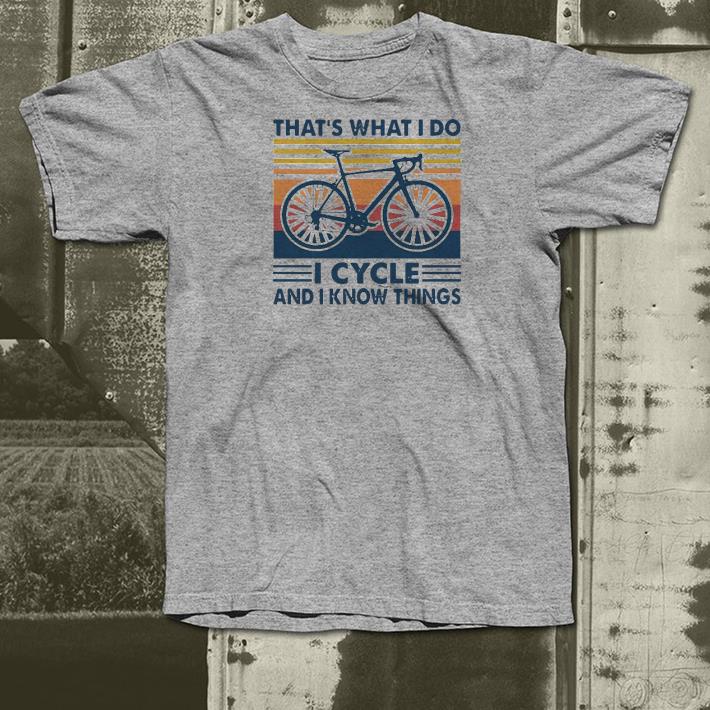 4420c226 nice bicycle that s what i do i cycle and i know things vintage shirt 4 - Nice Bicycle That’s What I Do I Cycle And I Know Things Vintage Shirt