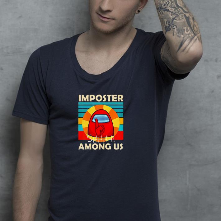 47b31c4f nice impostor among us vintage game sus shirt 4 - Nice Impostor Among us Vintage Game Sus Shirt