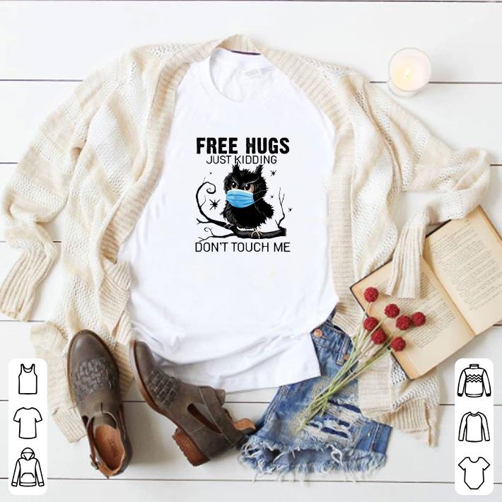 Original Owl face mask free hugs just kidding don’t touch me COVID-19 shirt 490df3f7 original owl face mask free hugs just kidding don t touch me covid 19 shirt 4 - Original Owl face mask free hugs just kidding don’t touch me COVID-19 shirt