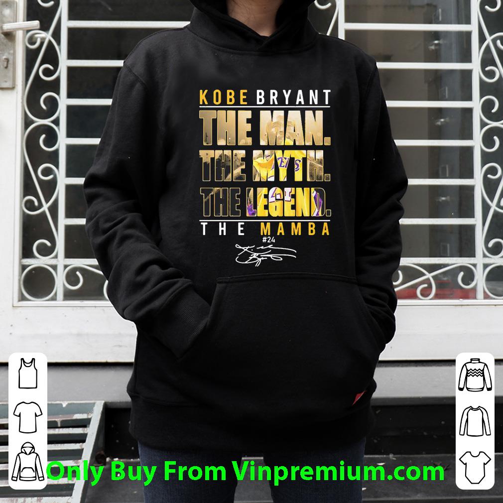 4b6466d9 top kobe bryant the man the myth the legend tha mamba 24 signature shirt 4 - Top Kobe Bryant The Man The Myth The Legend Tha Mamba 24 Signature shirt