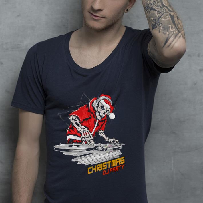 Nice Skull Claus With Christmas DJ Party Shirt 4ea088cc nice skull claus with christmas dj party shirt 4 - Nice Skull Claus With Christmas DJ Party Shirt