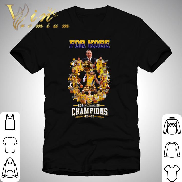 Los Angeles Lakers for Kobe the Finals 2020 champions shirt