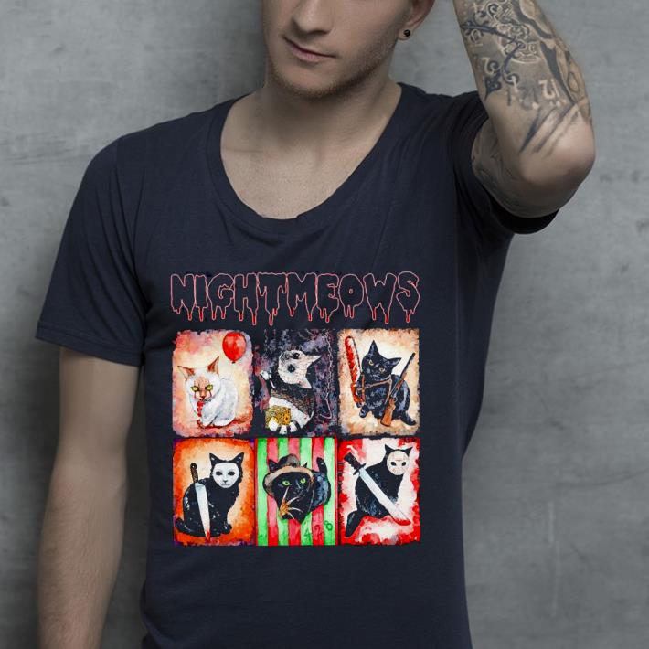5eeac6fa nice horror movie characters nightmeows halloween cats shirt 4 - Nice Horror Movie Characters Nightmeows Halloween Cats Shirt