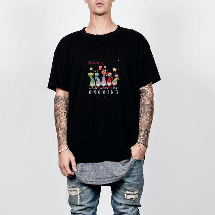 Nice Owls Christmas is Gnoming Shirt