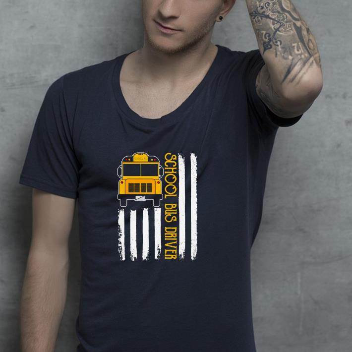 67636f82 nice yellow school bus driver american flag shirt 4 - Nice Yellow School Bus Driver American flag Shirt