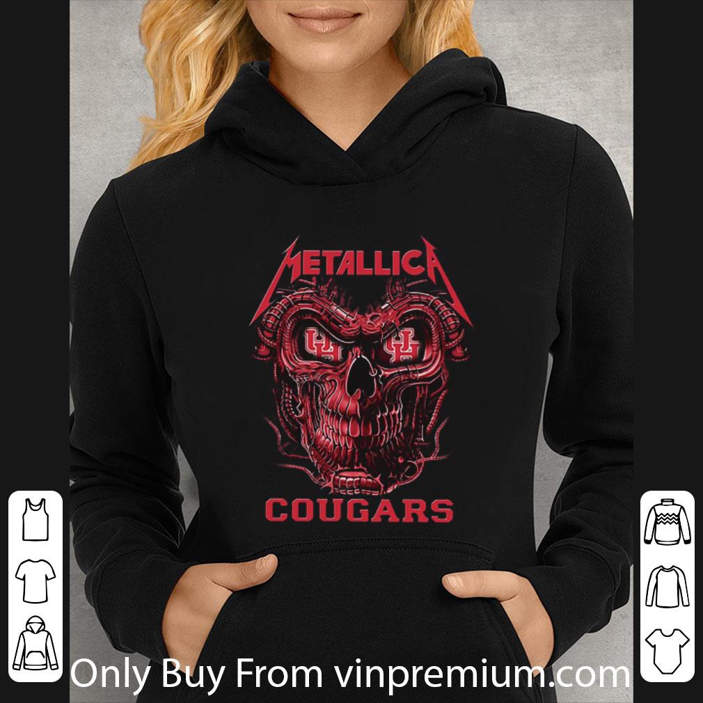 70f67358 top metallica skull houston cougars shirt 4 - Top Metallica Skull Houston Cougars shirt