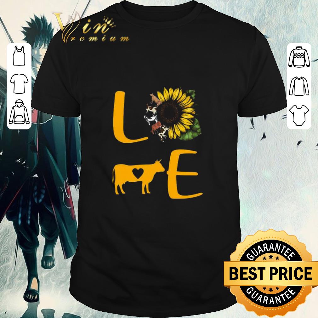 Hot Best Cows Love Sunflower shirt