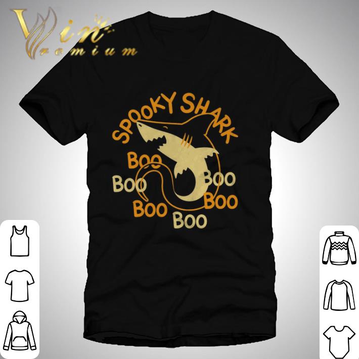 Spooky shark boo boo boo boo boo boo shirt