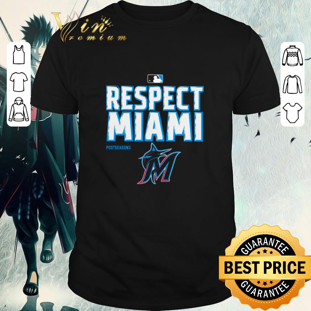 Premium Respect Miami Marlins 2020 Postseason Locker Room shirt
