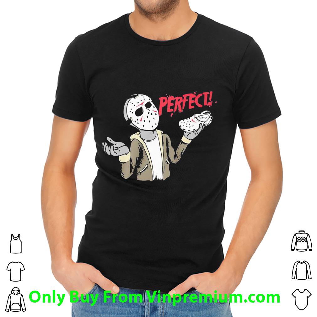 Official Jason Voorhees Perfect Halloween Crocs shirt