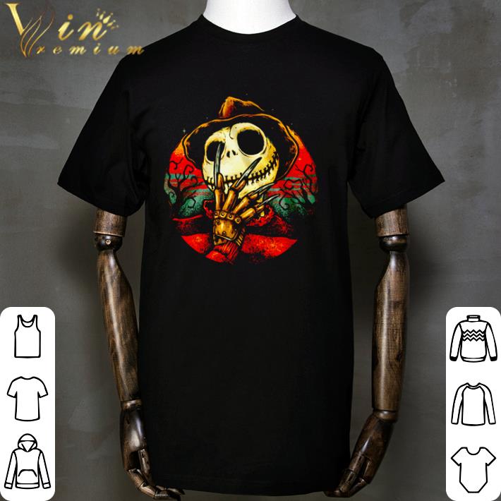Jack Skellington as Freddy Krueger Halloween shirt